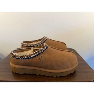 UGG Tasman II Chestnut Suede Sheepskin Slippers Clog 1174470 Womens Size 6